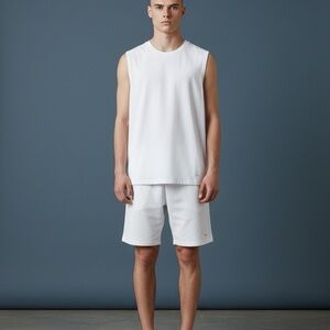 DSG White Sleeveless Tee